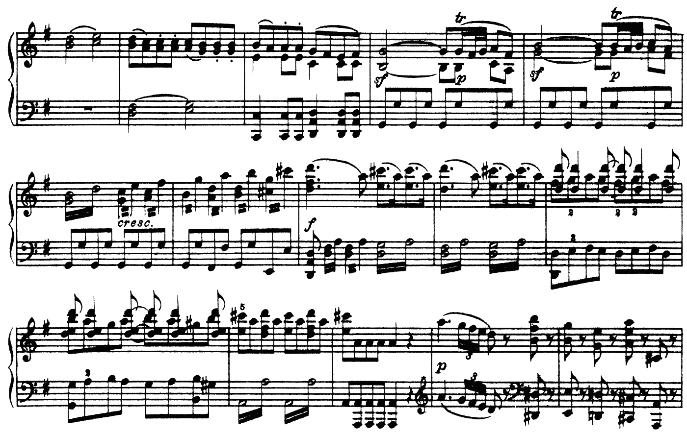 アイネ・クライネ・ナハトムジーク K.525 ピアノ無料楽譜1-02