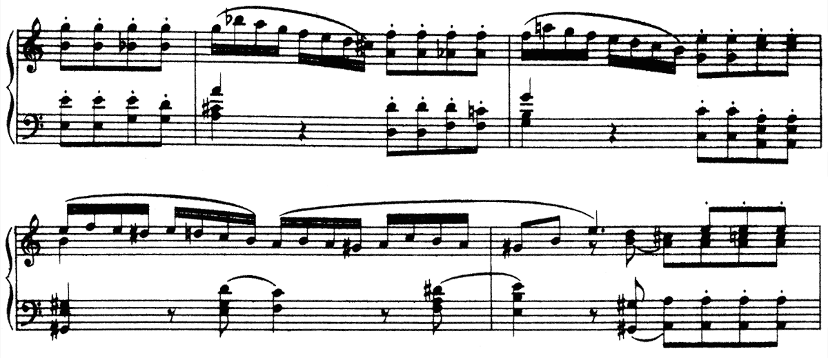 アイネ・クライネ・ナハトムジーク K.525 2nd movement ピアノ無料楽譜04