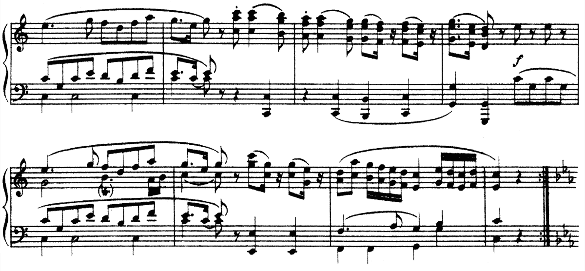 アイネ・クライネ・ナハトムジーク K.525 2nd movement ピアノ無料楽譜06