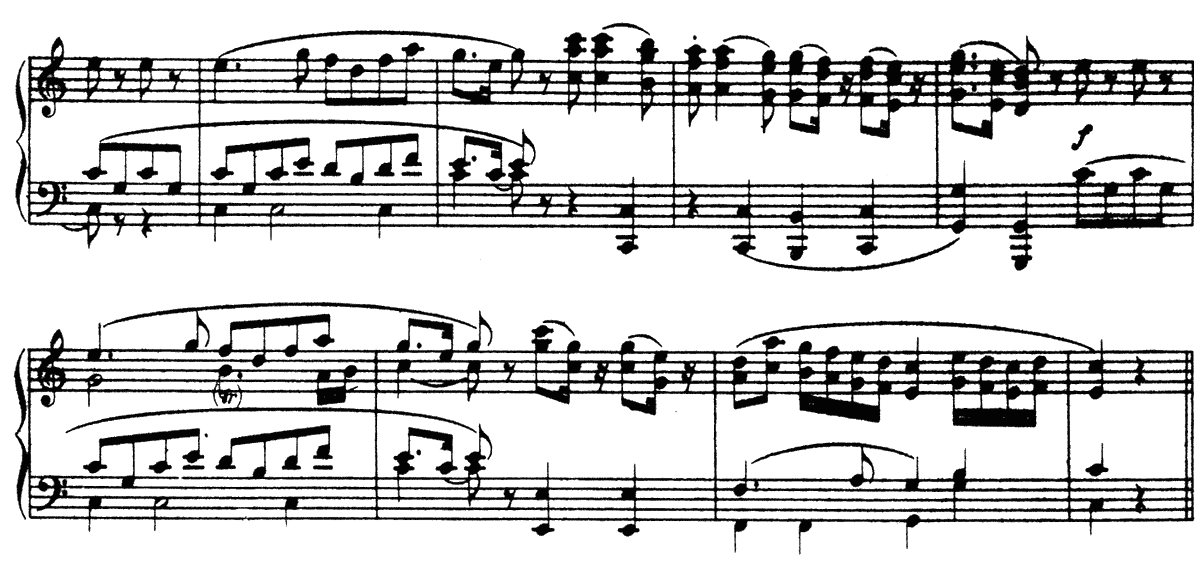 アイネ・クライネ・ナハトムジーク K.525 2nd movement ピアノ無料楽譜10