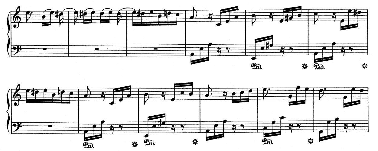 ベートーヴェン エリーゼのために WoO59 ピアノ無料楽譜4
