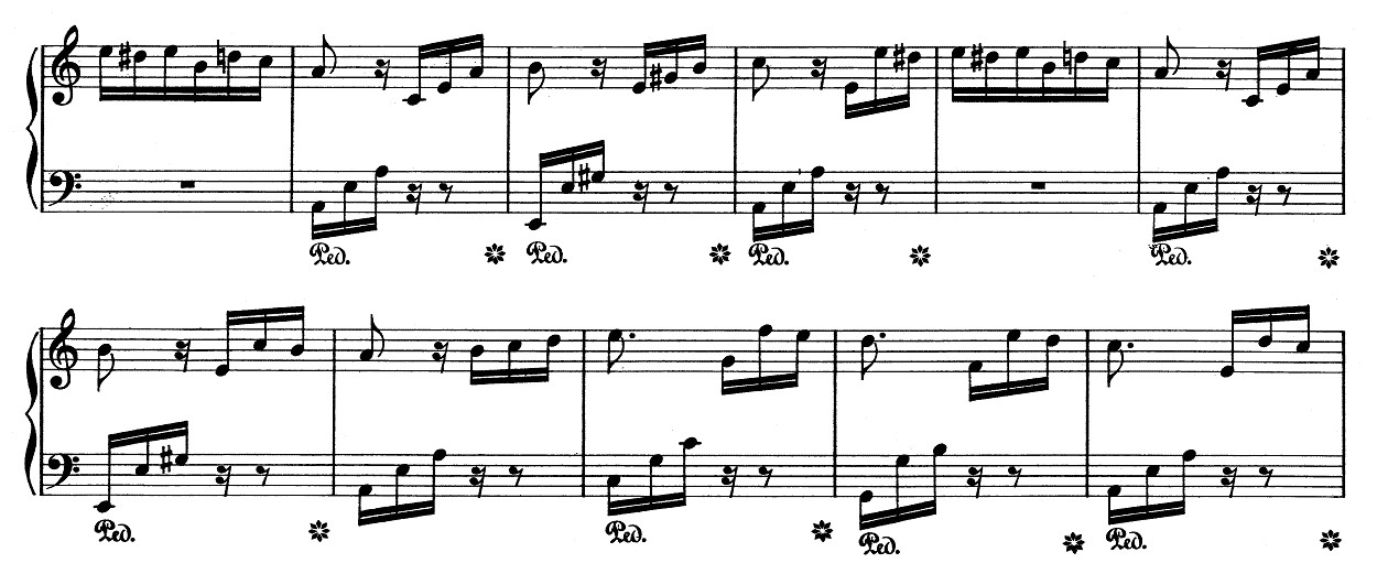 ベートーヴェン エリーゼのために WoO59 ピアノ無料楽譜8