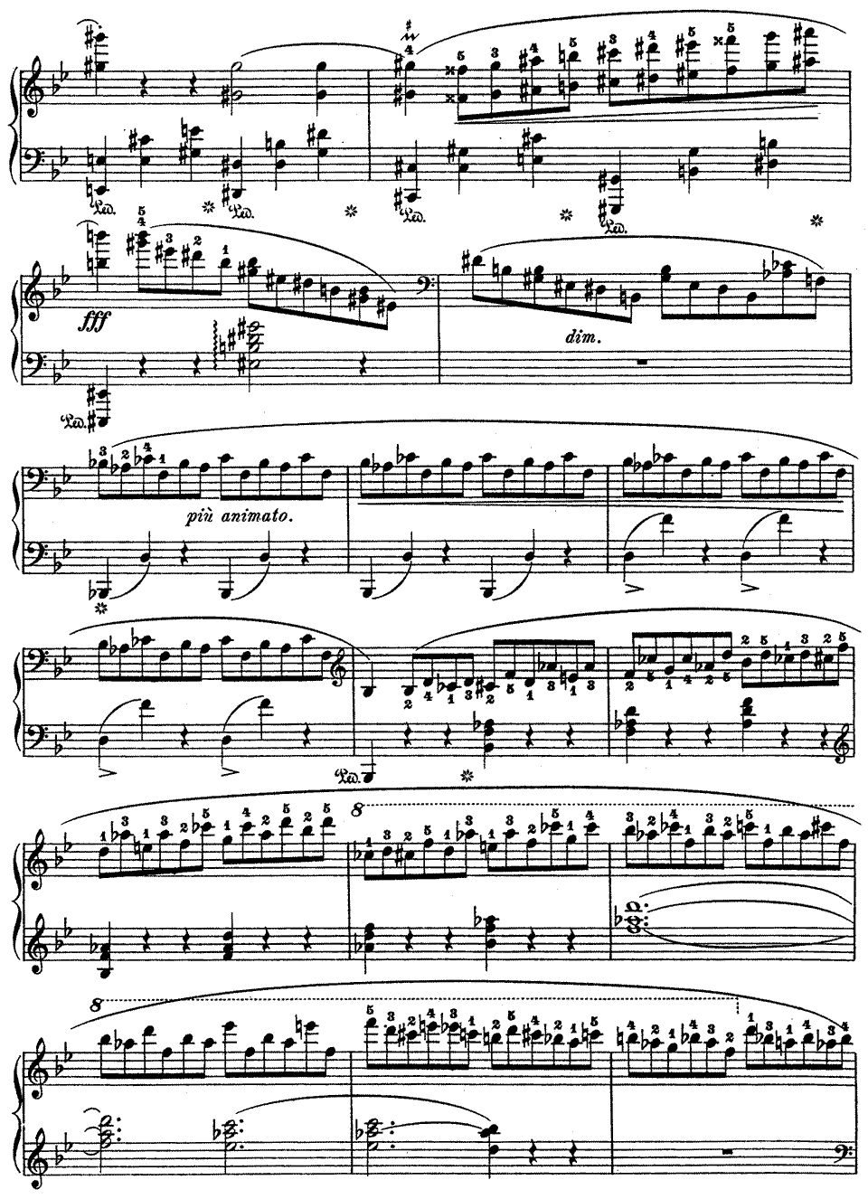 ショパン バラード第1番 ピアノ楽譜その29