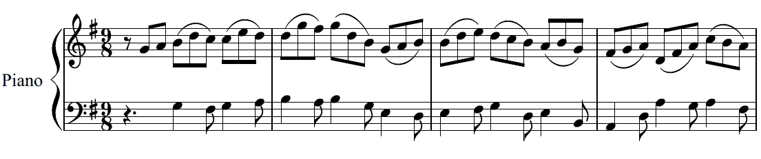 主よ人の望みの喜びよ-BWV147-　ピアノ楽譜1
