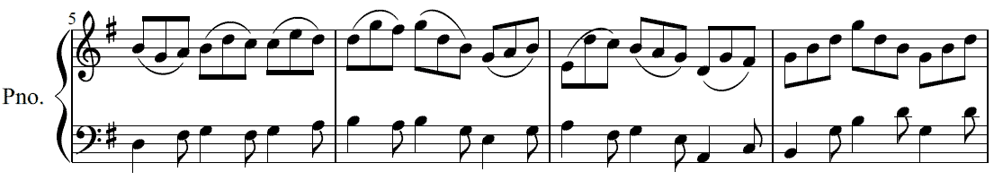 主よ人の望みの喜びよ-BWV147-　ピアノ楽譜2