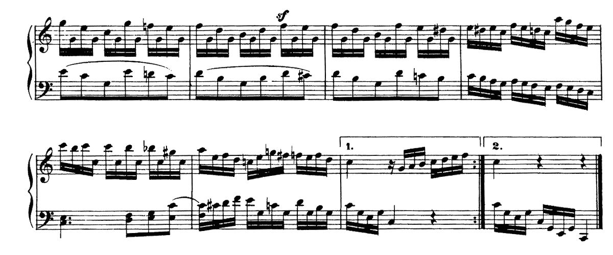 ベートーヴェン「ゴッド・セイヴ・ザ・キング」による7つの変奏曲　ピアノ無料楽譜 変奏曲2-2