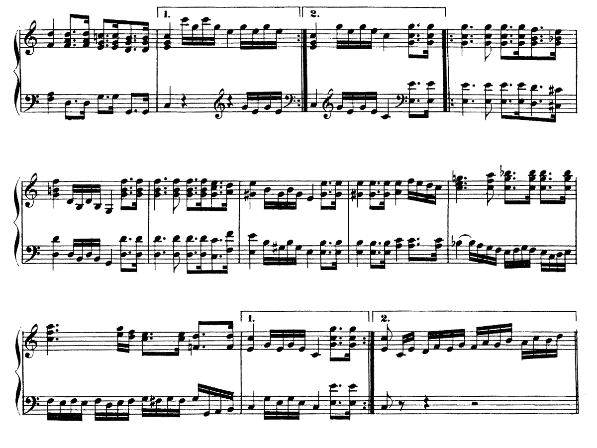 ベートーヴェン「ゴッド・セイヴ・ザ・キング」による7つの変奏曲　ピアノ無料楽譜 変奏曲6-2