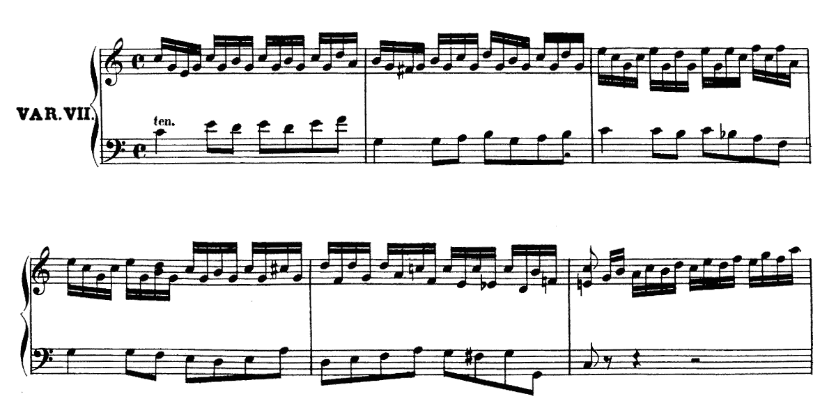 ベートーヴェン「ゴッド・セイヴ・ザ・キング」による7つの変奏曲　ピアノ無料楽譜 変奏曲7-1