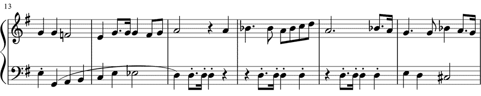 フランス国歌(ラ・マルセイエーズ) ピアノ無料楽譜3