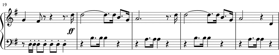 フランス国歌(ラ・マルセイエーズ) ピアノ無料楽譜4