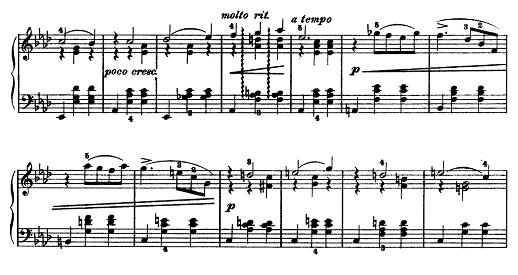 「チャイコフスキー四季よりクリスマス」のピアノ楽譜5-2