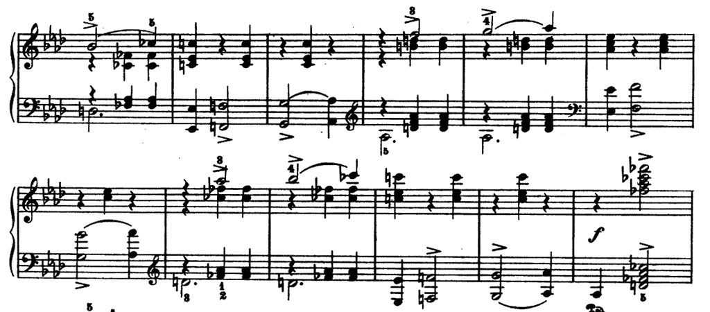 「チャイコフスキー四季よりクリスマス」のピアノ楽譜7-2