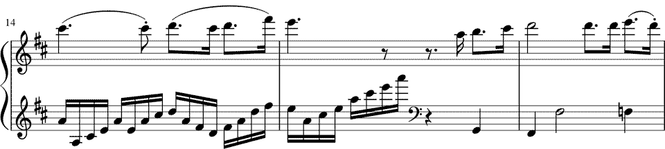 ベルギー国歌(ブラバントの歌) ピアノ無料楽譜5