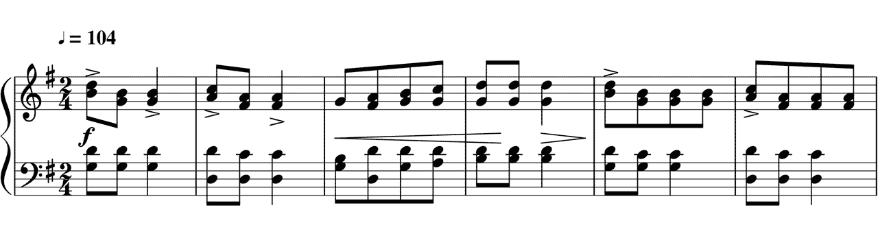 蝶々(ちょうちょう) ピアノ楽譜1