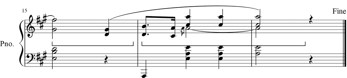 ショパン「前奏曲第7番 イ長調」(24の前奏曲 作品28) ピアノ楽譜3