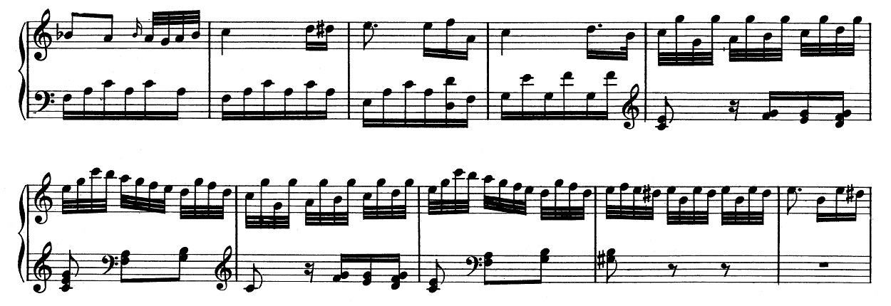 ベートーヴェン エリーゼのために WoO59 ピアノ無料楽譜3