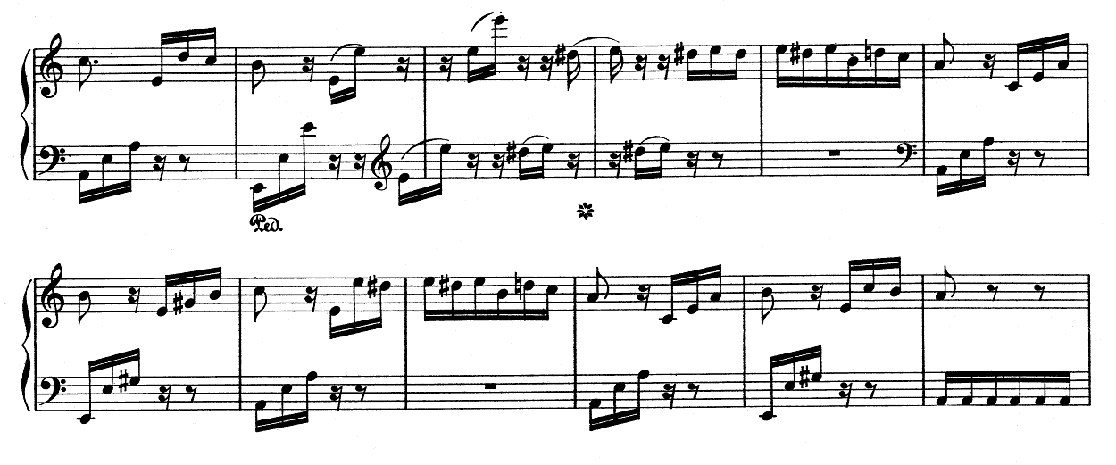 ベートーヴェン エリーゼのために WoO59 ピアノ無料楽譜5